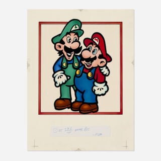 A former Nintendo employee is auctioning a wealth of classic items, including the original Donkey Kong art